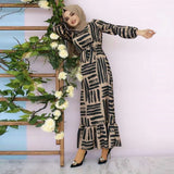 The European And American Fashion Printing Super Long Tunic